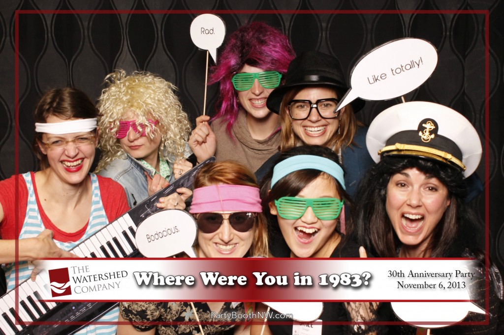 Seattle Landscape Architecture Firm Watershed Co chose PartyBoothNW to celebrate their 30th Anniversary